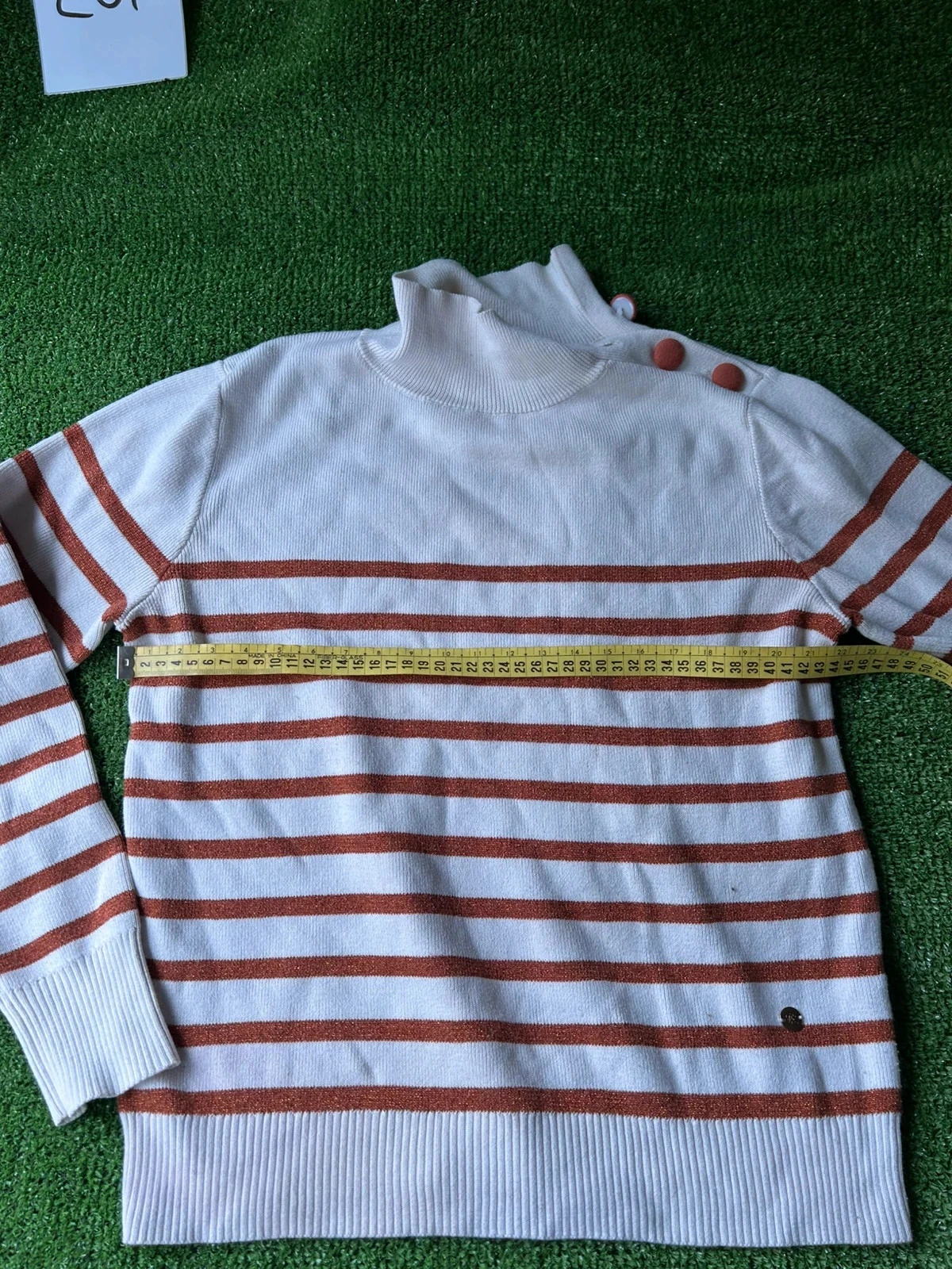 Blusa de mangas compridas listradas la petite étoile tamanho 1 / s – photo 7